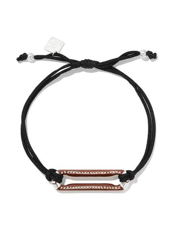 Lauren Rubinski diamond cord bracelet - Nero