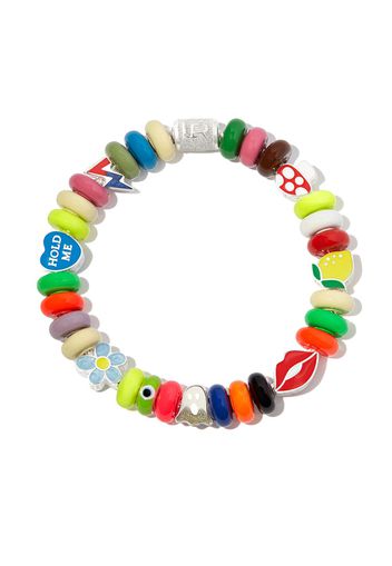 Lauren Rubinski enamel beaded bracelet - Multicolore