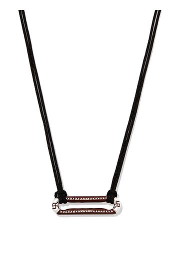 Lauren Rubinski diamond cord necklace - Nero