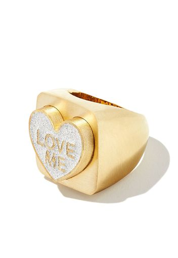 Lauren Rubinski 14kt yellow gold Love Me cocktail ring - Oro