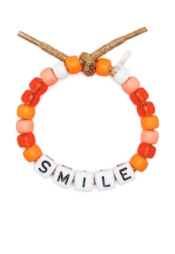 Lauren Rubinski Bracciale Smile con perline - Arancione