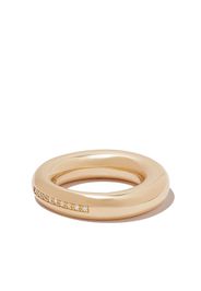 Lauren Rubinski LRUB 14K YG DIA SM PAVE LINE PUFFY CIRCL - Oro