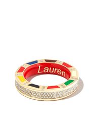 Lauren Rubinski 14kt yellow and white gold diamond ring - Multicolore