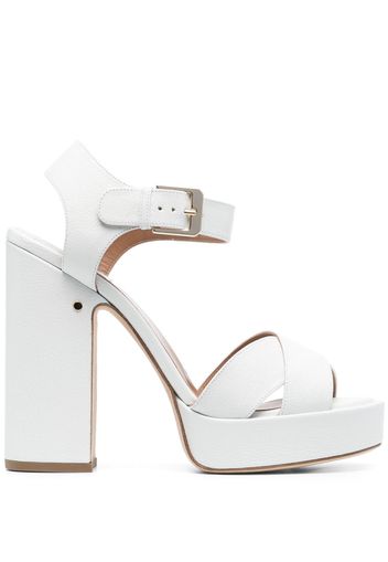 Laurence Dacade Rosange 136mm platform sandals - Bianco