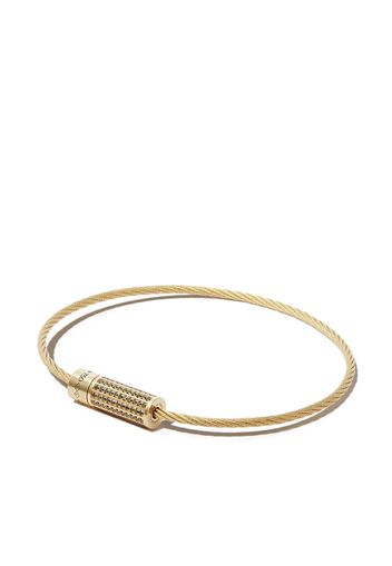 Le Gramme Bracciale Cable 9G in oro giallo 18kt