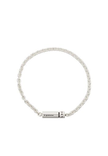 Le Gramme sterling silver Le 89g polished cable chain bracelet - Argento