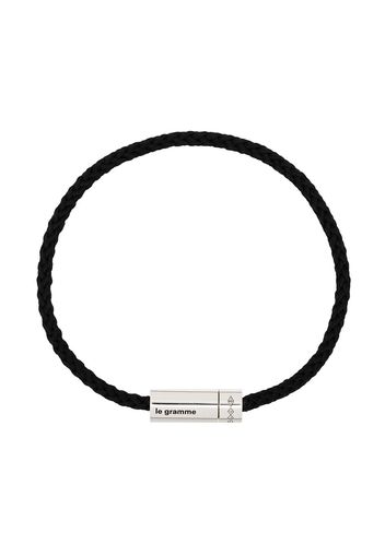 Le Gramme Bracciale in argento sterling Le 5g - Nero