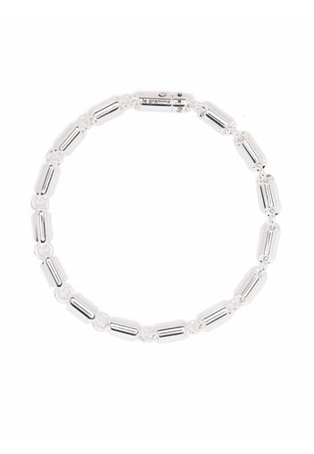 Le Gramme polished capsule bracelet - Argento