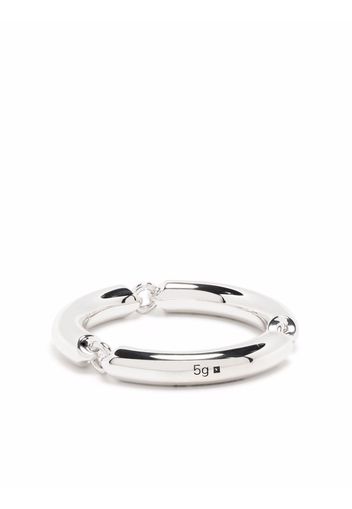 Le Gramme 5g polished link ring - Argento