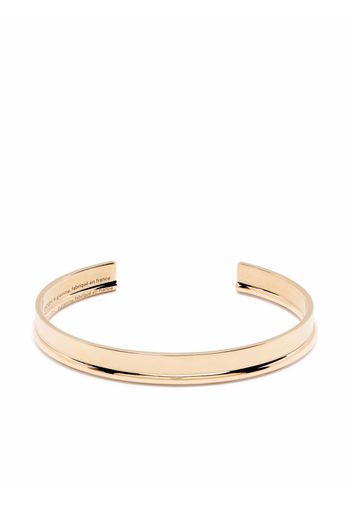 Le Gramme Bracciale rigido Ribbon in oro giallo 18kt