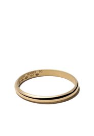 18kt yellow polished gold Le 2 Grammes half bangle ring