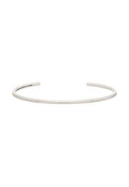 Le Gramme sterling silver Le 7g brushed bangle bracelet - Argento