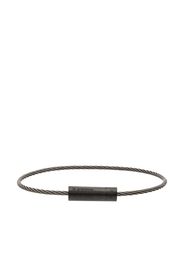 Le Gramme black Le 5g brushed ceramic cable bracelet - Nero