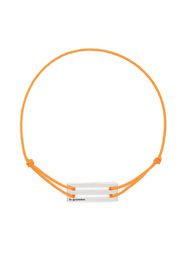 Le Gramme 2,5g sterling silver cord bracelet - Arancione