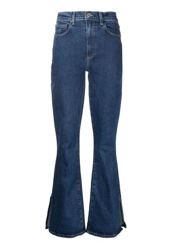 Le Jean Stella flared-leg jeans - Blu