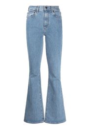 Le Jean Jeans svasati Remy a vita alta - Blu