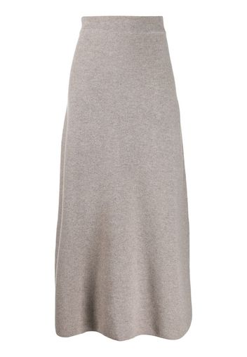 Melrose cashmere midi skirt