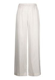 Le Kasha Harper striped silk trousers - Toni neutri