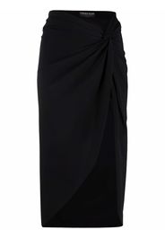 Le Petite Robe Di Chiara Boni Goaza asymmetric midi skirt - Nero