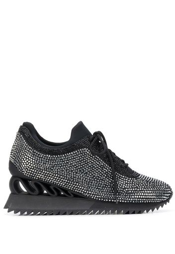 Reiko Wave crystal-embellished sneakers