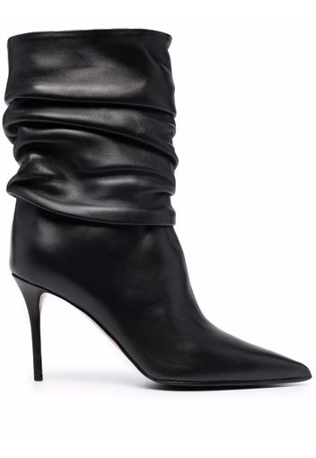 Le Silla Eva scrunched ankle boots - Nero