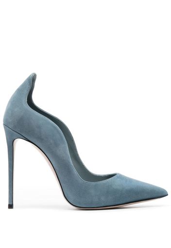 Le Silla Ivy scalloped pumps - Blu