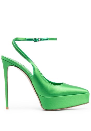 Le Silla Uma 140mm pumps - Verde