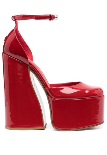 Le Silla Nikki platform pumps - Rosso