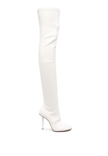 Le Silla Karlie 110mm thigh-high boots - Bianco