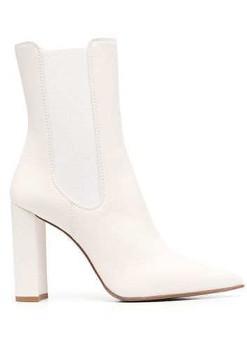 Le Silla Megan 110mm block-heel ankle boots - Bianco