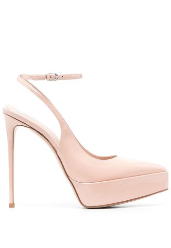 Le Silla Uma 130mm patent-leather platform mules - Rosa