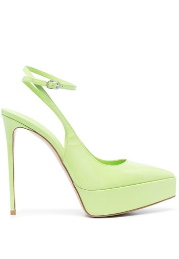 Le Silla Uma 140mm slingback pumps - Verde