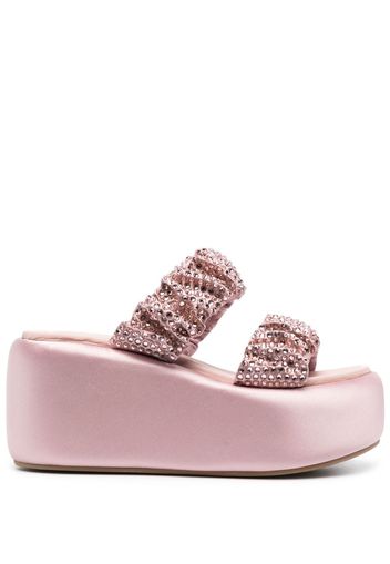 Le Silla Aiko 80mm satin sandals - Rosa