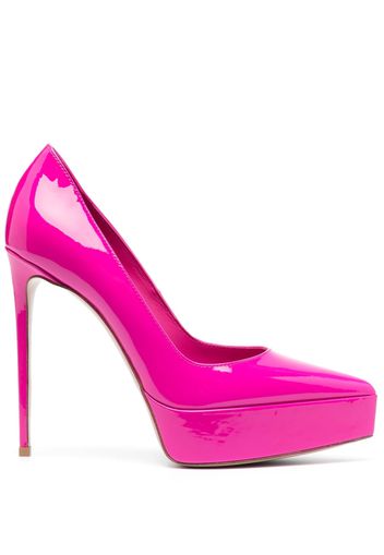 Le Silla Uma 130mm leather pumps - Rosa