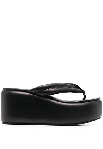 Le Silla Aiko 50mm wedge sandals - Nero