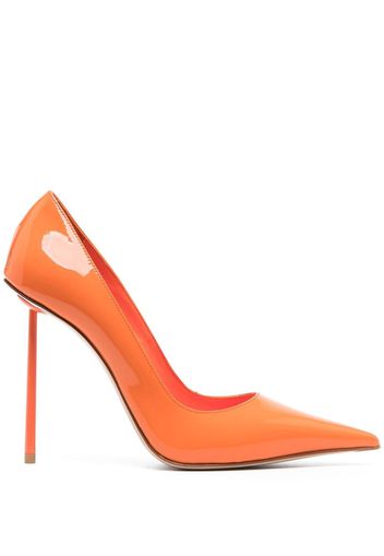 Le Silla Bella 120mm leather pumps - Arancione