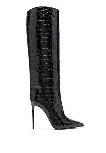 Le Silla Eva 120mm pointed-toe boots - Nero