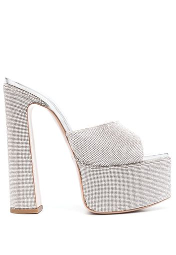 Le Silla Nina 170mm platform sandals - Argento