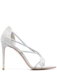 Le Silla Divina glitter-effect sandals - Grigio