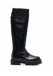 Le Silla knee-high leather boots - Nero