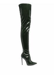 Le Silla Eva thigh-high stiletto boots - Verde