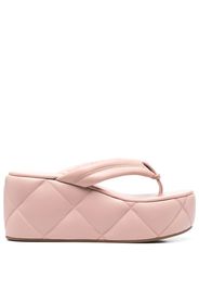 Le Silla Square quilted platform sandals - Rosa