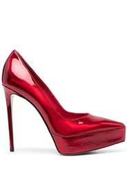 Le Silla Uma 130mm platform pumps - Rosso