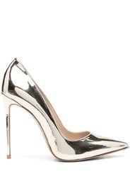 Le Silla Eva 110mm metallic leather pumps - Oro