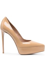 Le Silla Uma 130mm leather pumps - Toni neutri