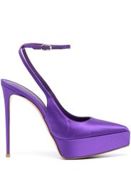 Le Silla Uma 130mm platform pumps - Viola