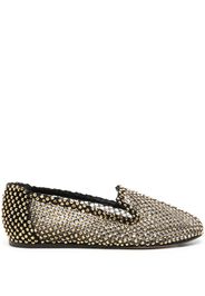 Le Silla Ballerine con strass Gilda - Nero