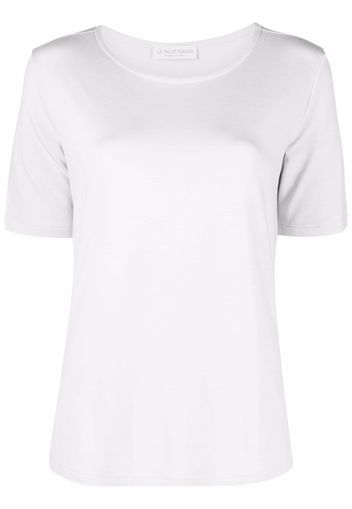 Le Tricot Perugia scoop neck T-shirt - Grigio