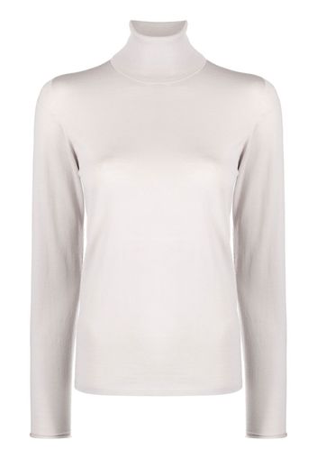 Le Tricot Perugia roll-neck long-sleeve jumper - Grigio