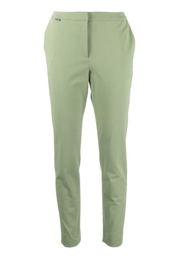 Le Tricot Perugia low-rise tapered trousers - Verde